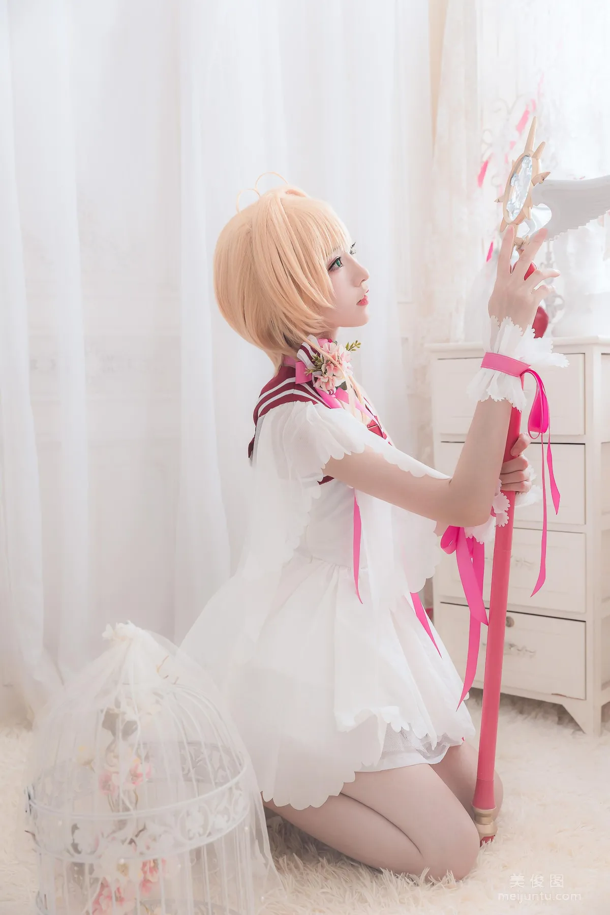 [Cosplay] 动漫博主Kitaro_绮太郎 - 小樱 写真套图3