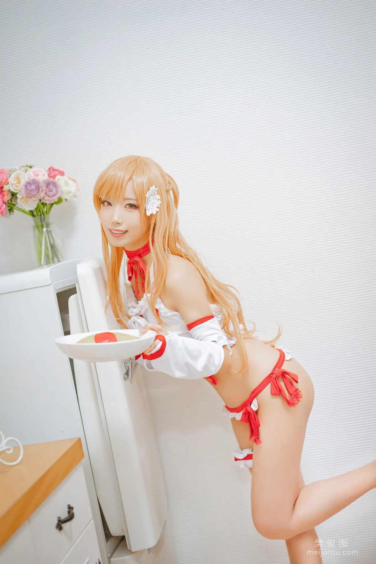 [Cosplay] Anime Blogger Qieqie celia - Asuna Lingerie photo 5