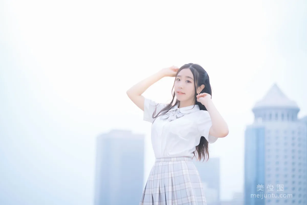 [Cosplay] 穆零Mu0 - 天台jk 3