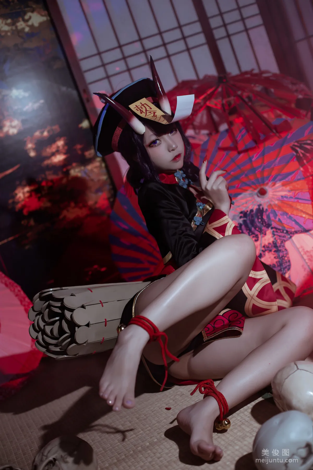 [Cosplay] 二佐Nisa - fate酒吞僵尸童子 写真套图12
