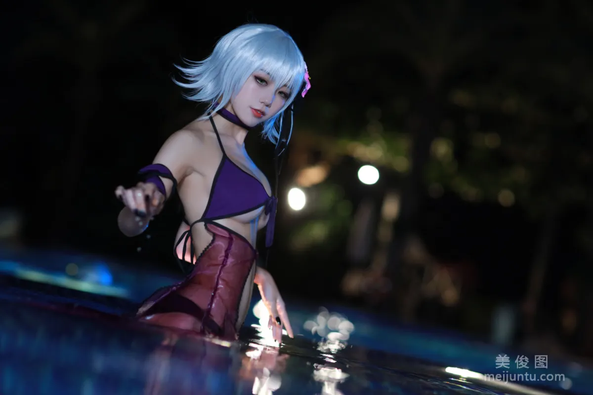[Cosplay] 动漫博主水淼aqua - 贞德泳装 写真套图11