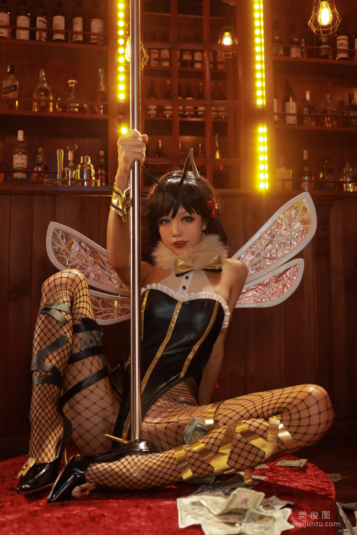 [Cosplay] 水淼aqua - 黑皮蜜蜂 62