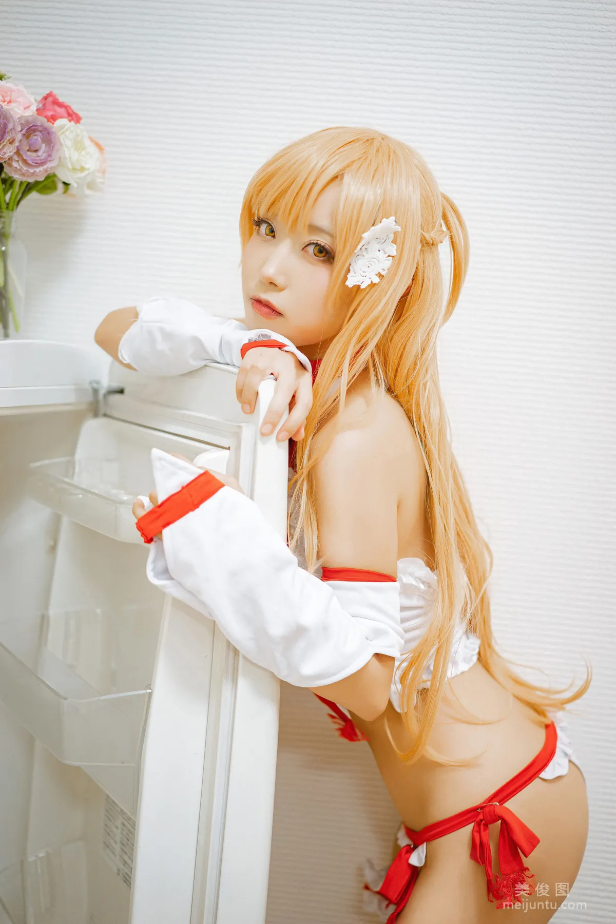 [Cosplay] Anime Blogger Qieqie celia - Asuna Lingerie photo 12