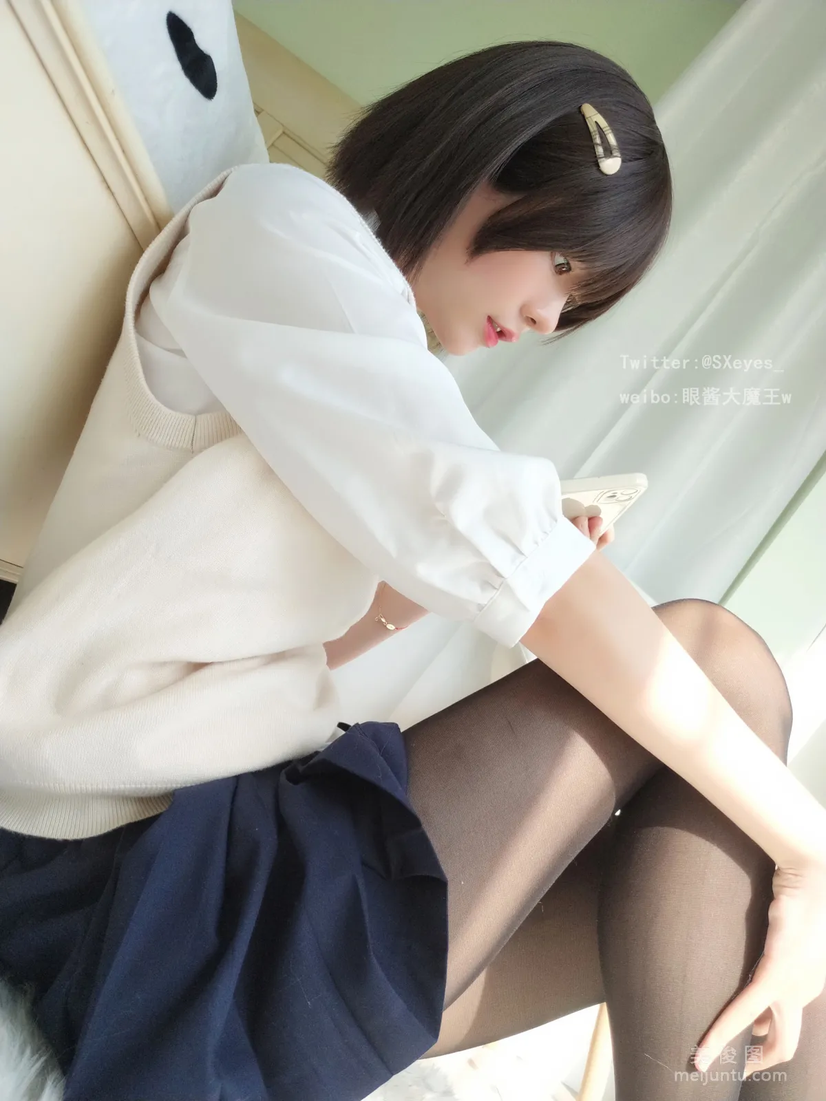[Cosplay] 眼醬大魔王w - 小學妹 寫真套圖 9