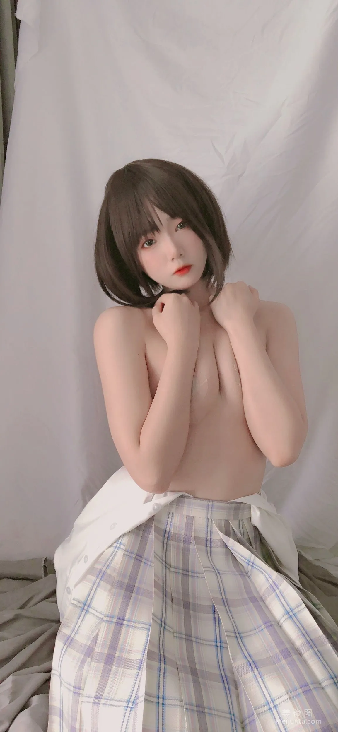 [Cosplay] 萌妹是青水 - 學妹jk 17