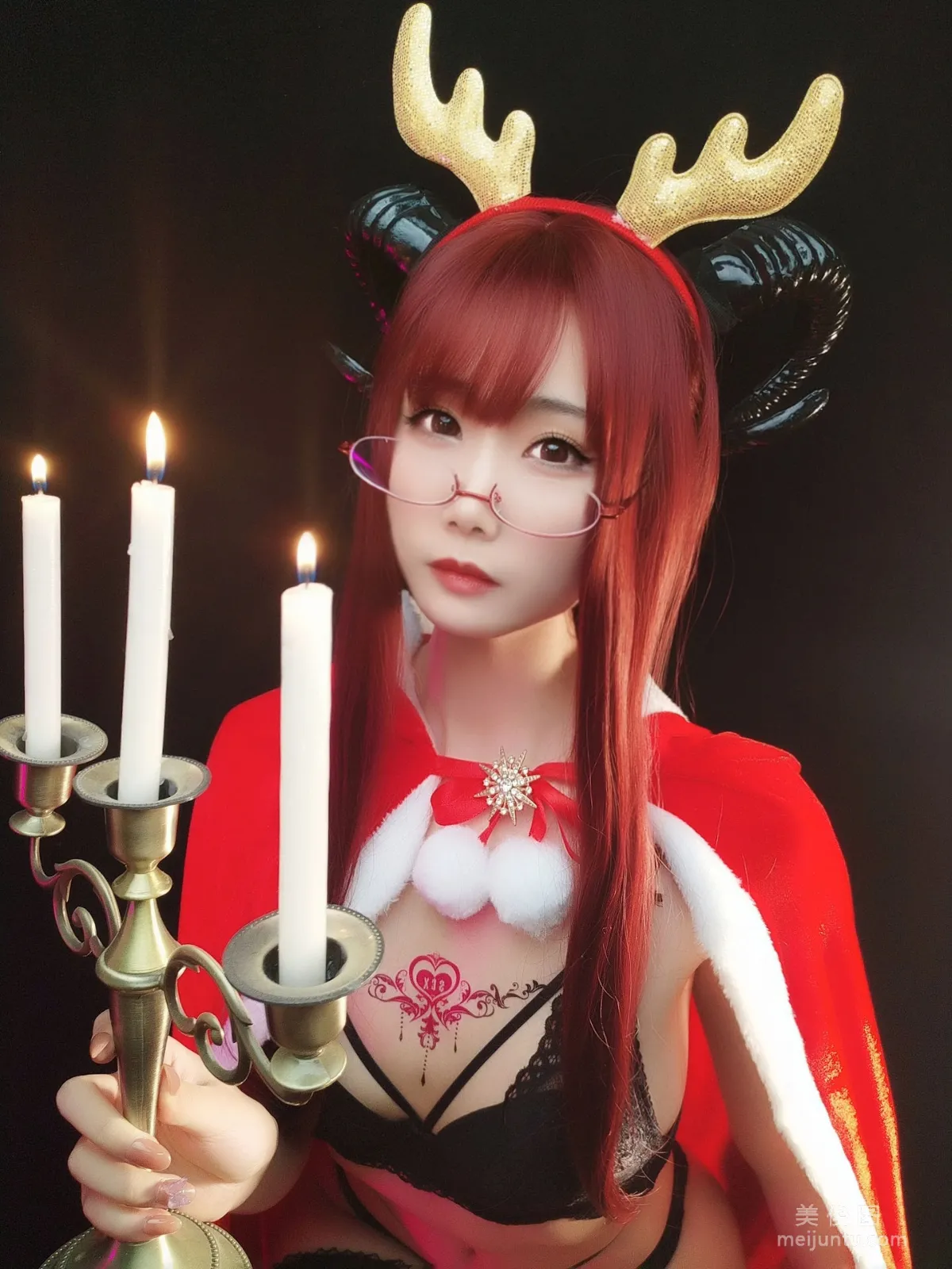 [Cosplay] 曉美媽 - (圣诞自拍)雪夜魅魔2