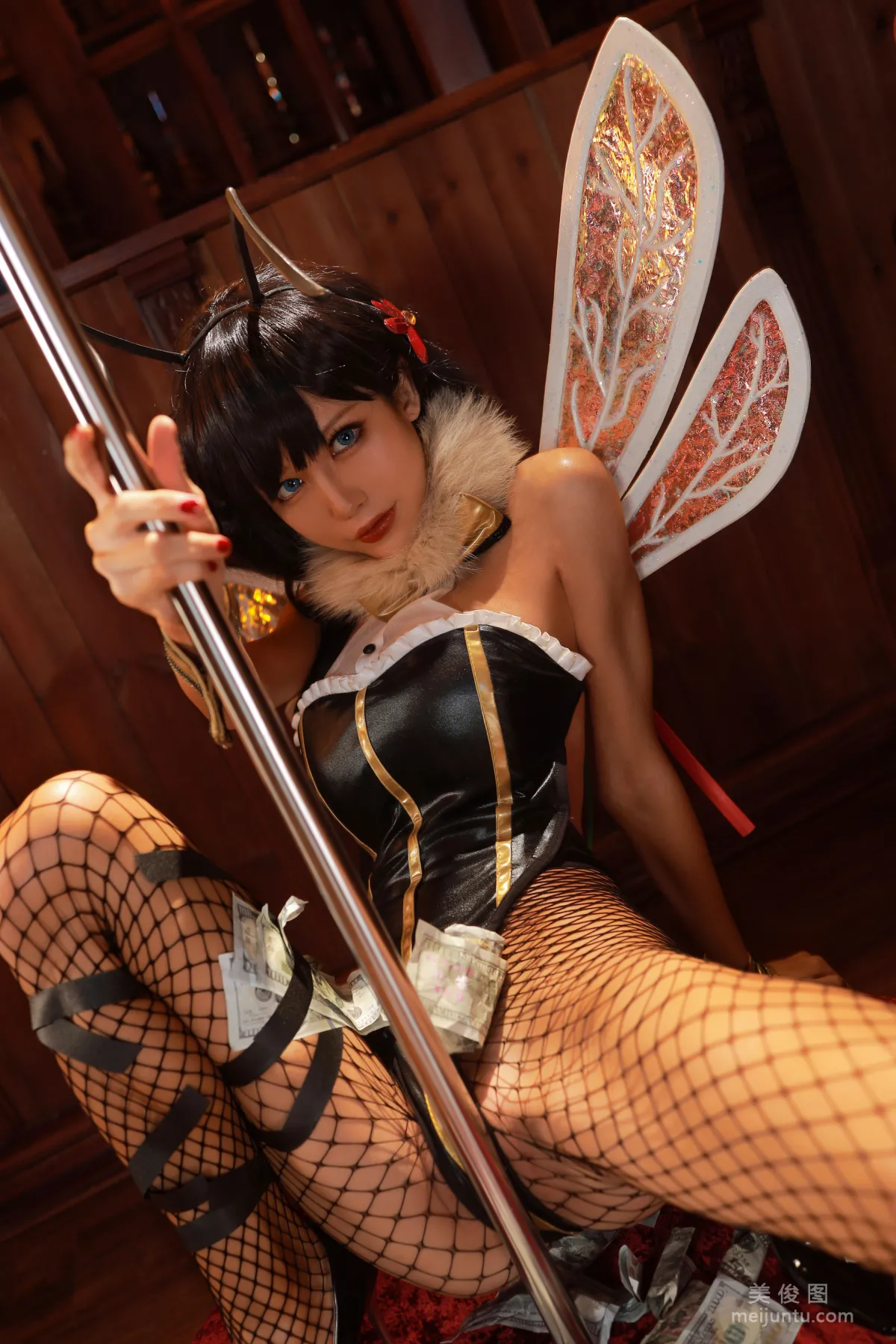 [Cosplay] 水淼aqua - 黑皮蜜蜂 50
