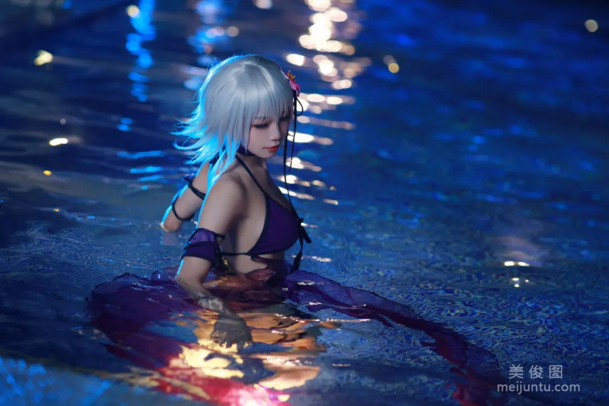 [Cosplay] 动漫博主水淼aqua - 贞德泳装 写真套图15