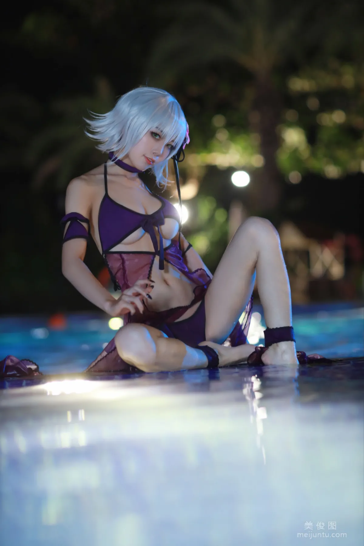 [Cosplay] 动漫博主水淼aqua - 贞德泳装 写真套图10