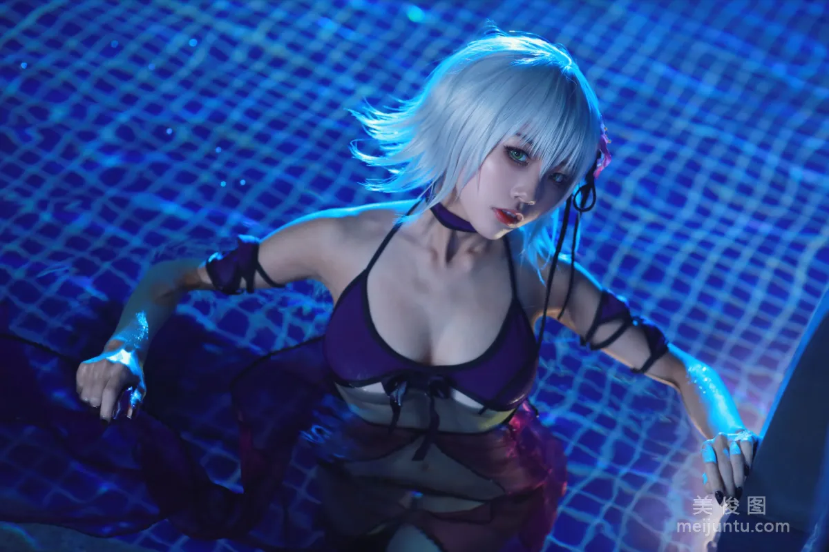 [Cosplay] 动漫博主水淼aqua - 贞德泳装 写真套图13