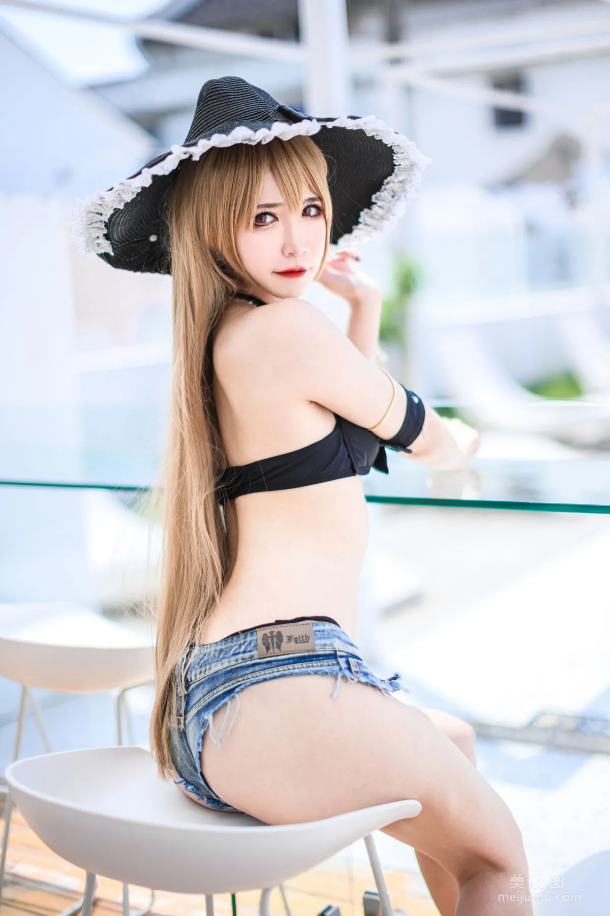 [Cosplay] 阮邑_Fairy - 让巴尔泳装 写真套图4