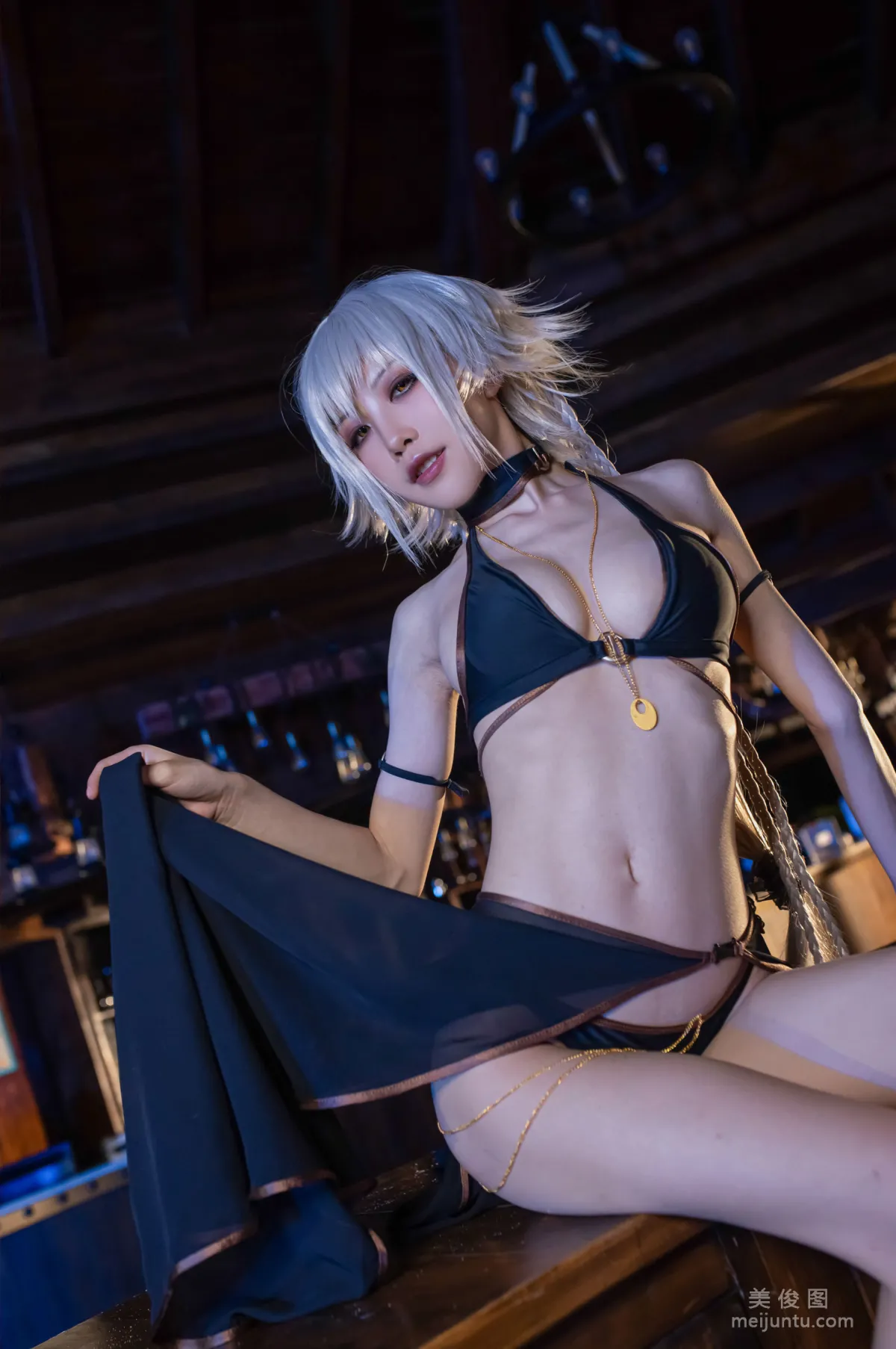 [Cosplay] 动漫博主水淼aqua - 贞德泳装 写真套图35