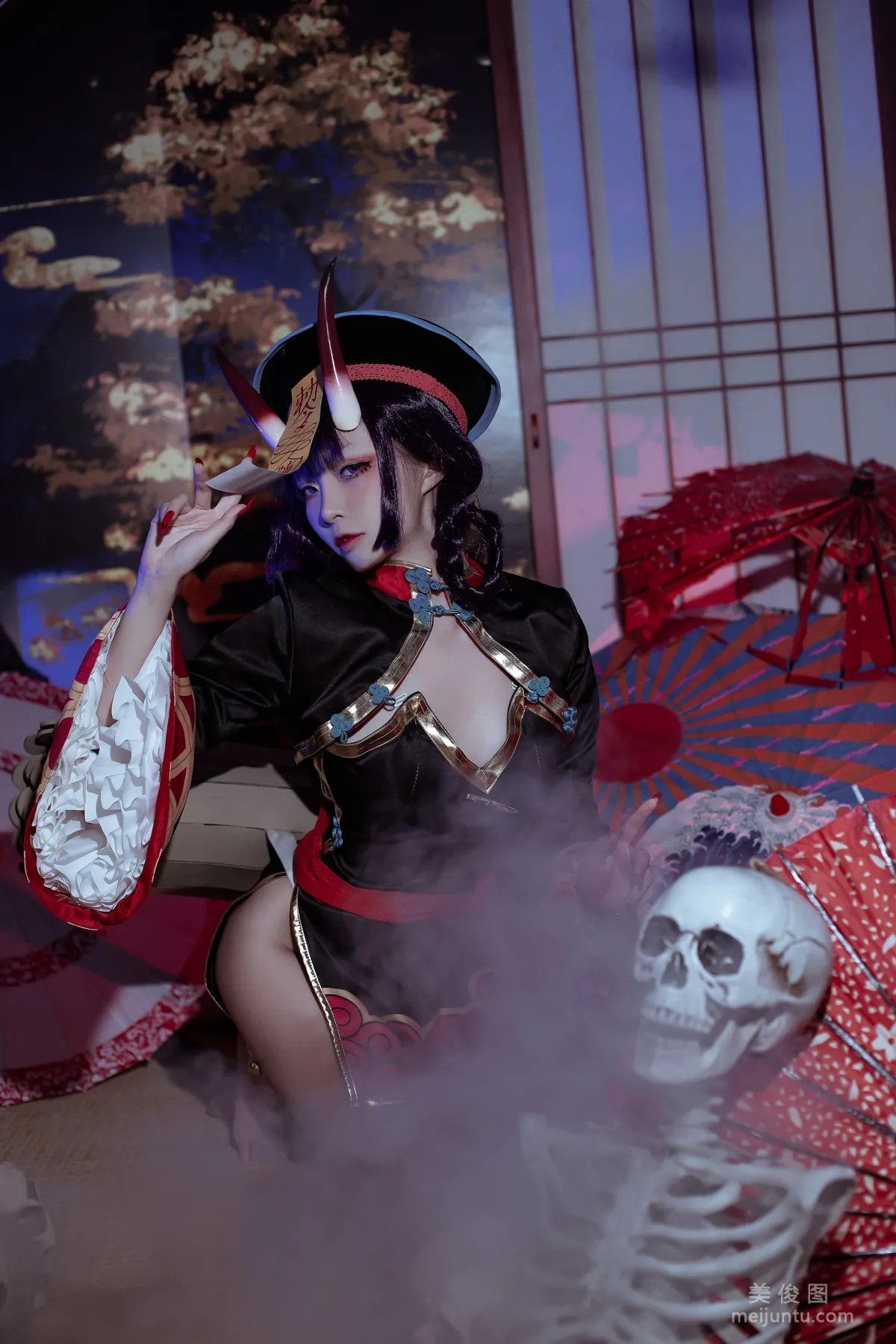 [Cosplay] 二佐Nisa - fate酒吞僵尸童子 写真套图4