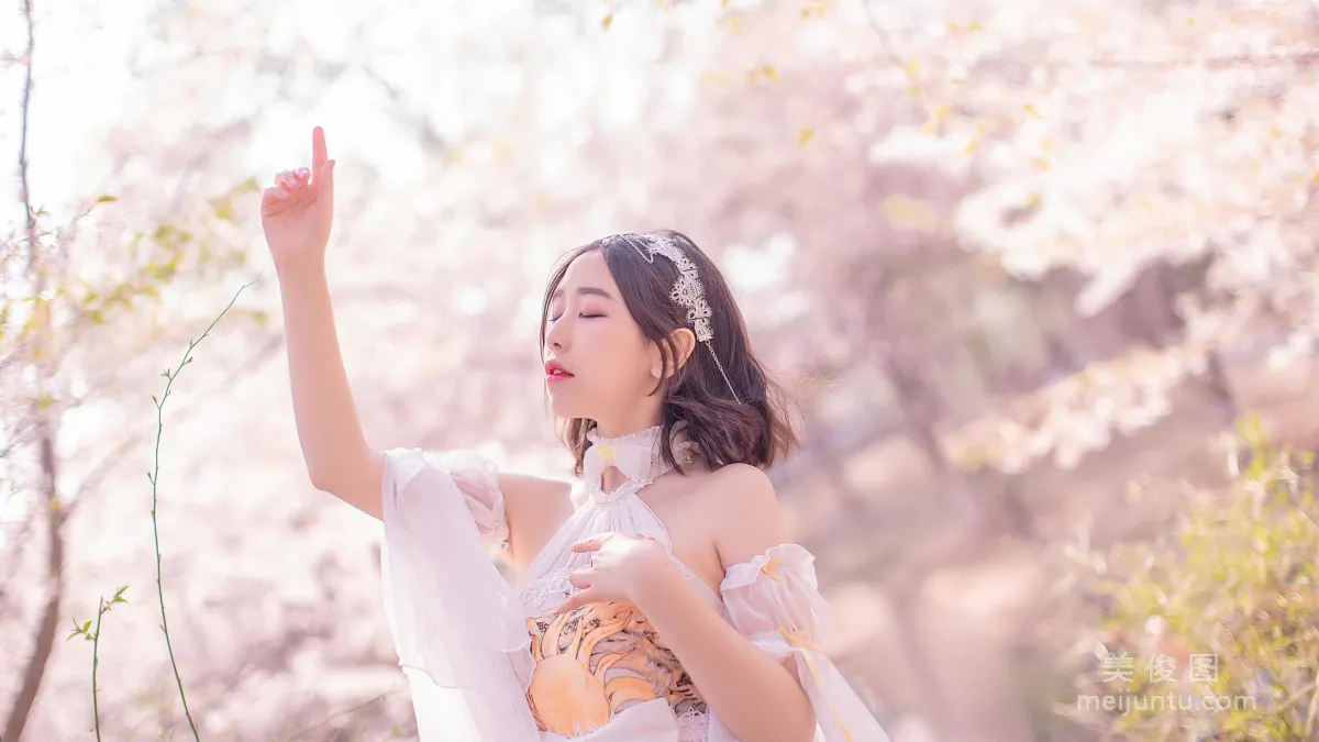 [Cosplay] 穆零Mu0 - 花情 写真套图1