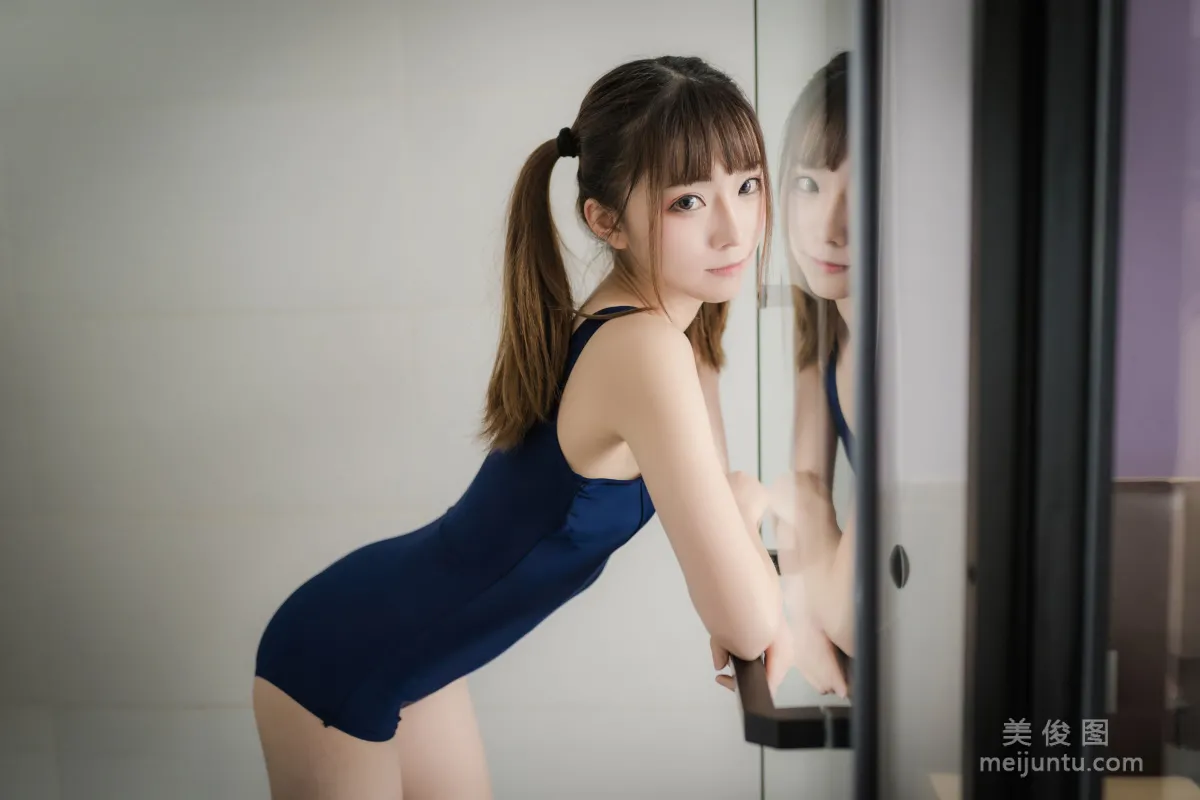 [Cosplay] Kitaro_绮太郎 - 泳装JK3