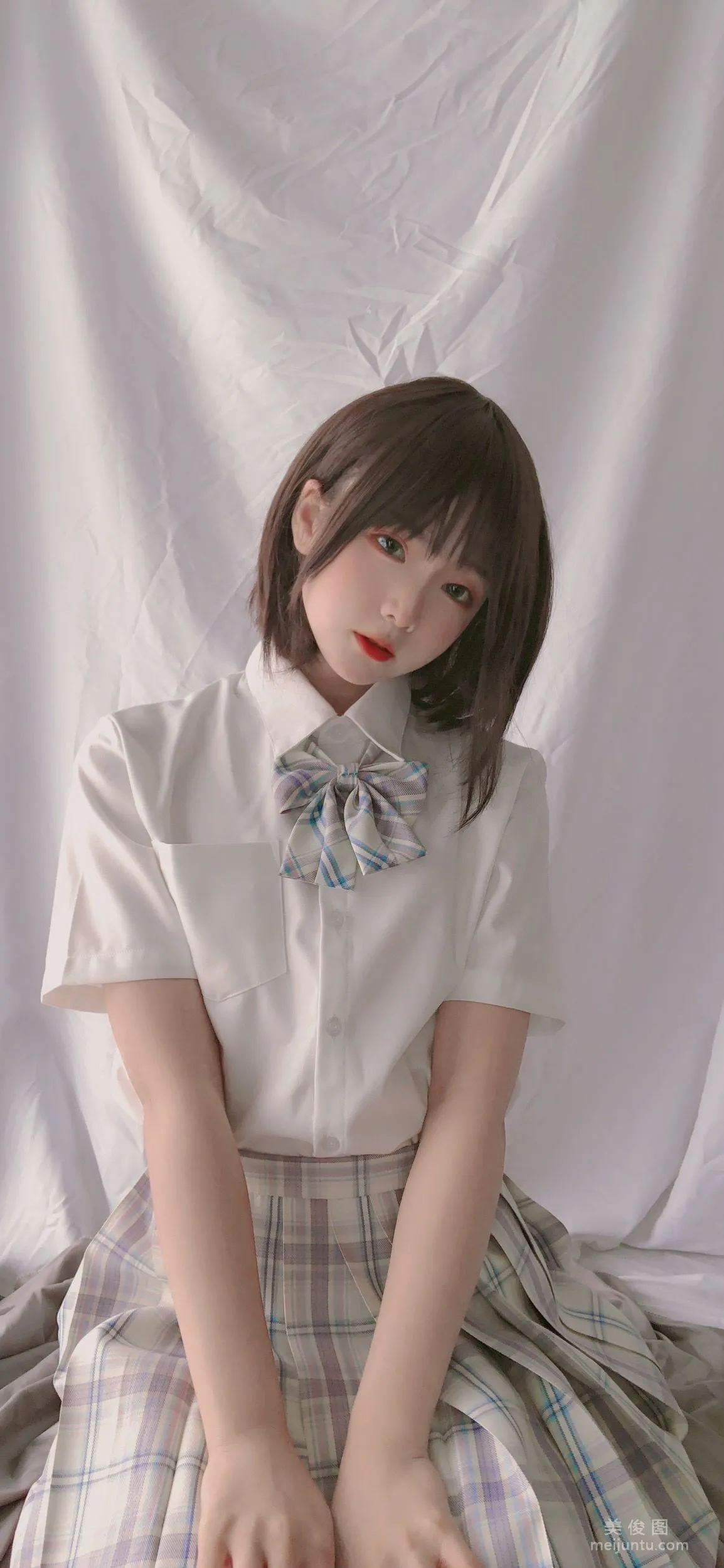 [Cosplay] 萌妹是青水 - 學妹jk 33