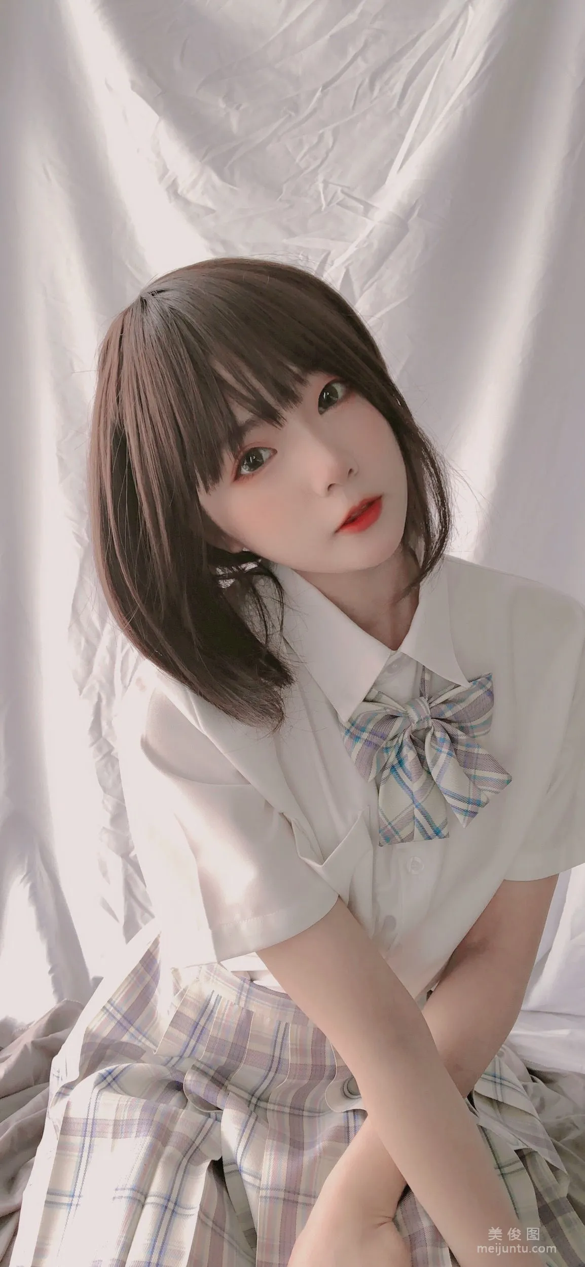[Cosplay] 萌妹是青水 - 學妹jk 12