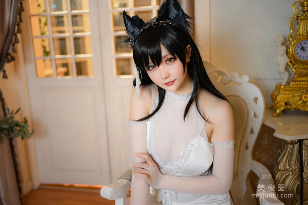 [Cosplay] Xingzhi Chichi, Atago Wedding Dress Photo Set photo 6