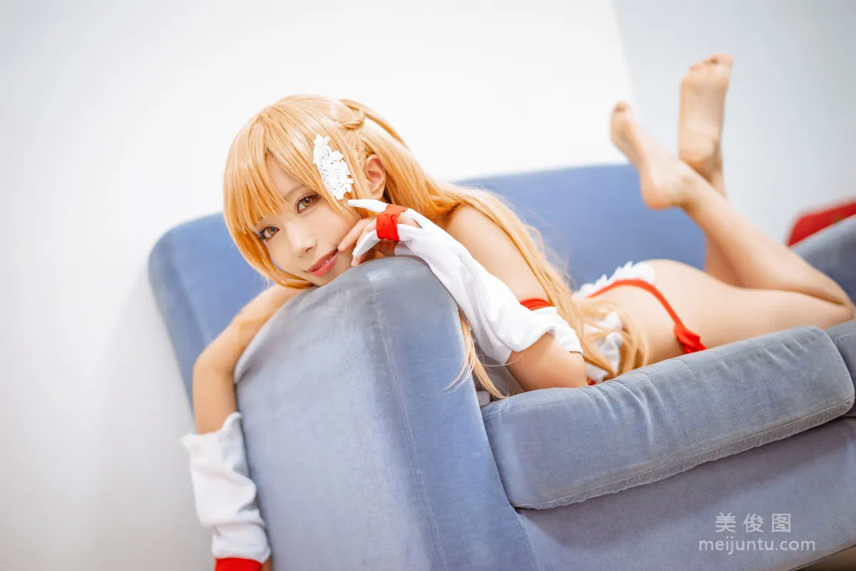 [Cosplay] Anime Blogger Qieqie celia - Asuna Lingerie photo 9