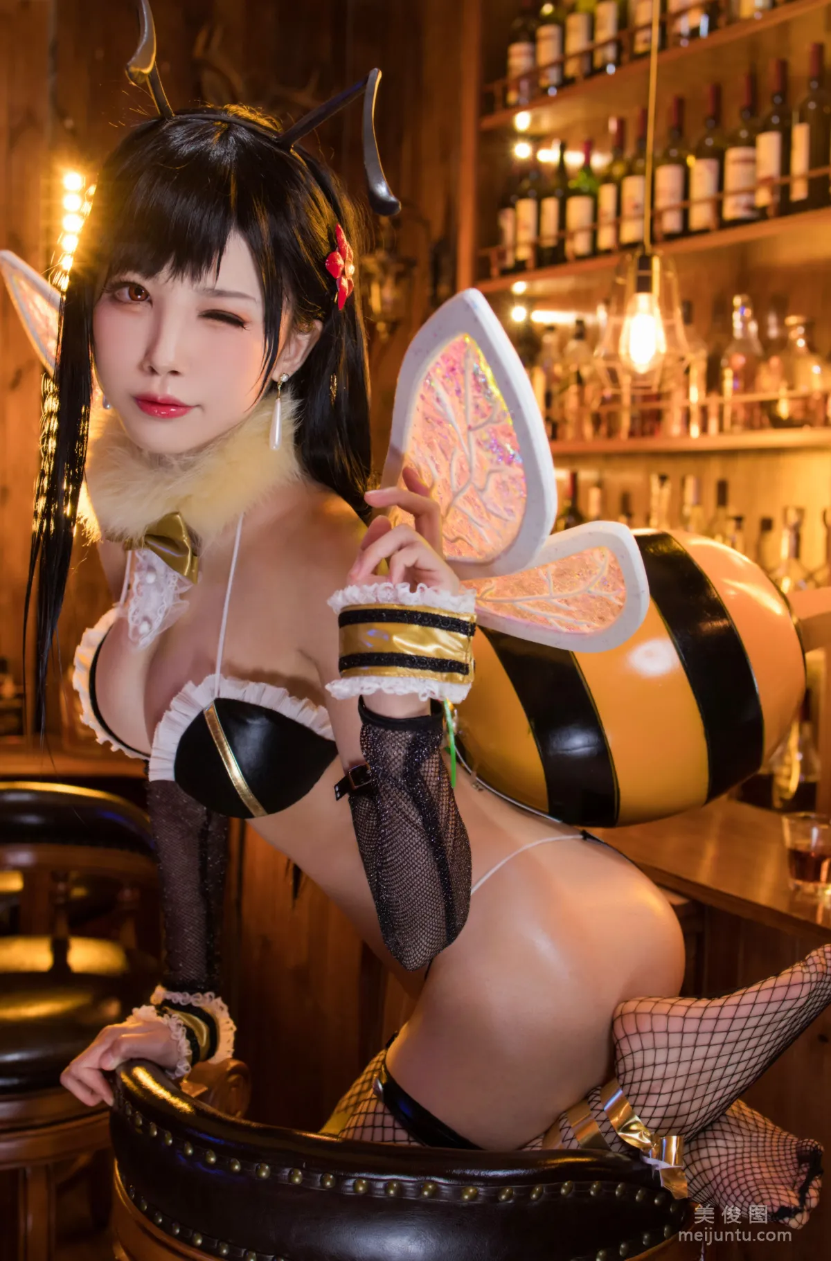 [Cosplay] 水淼aqua - 黑皮蜜蜂 17