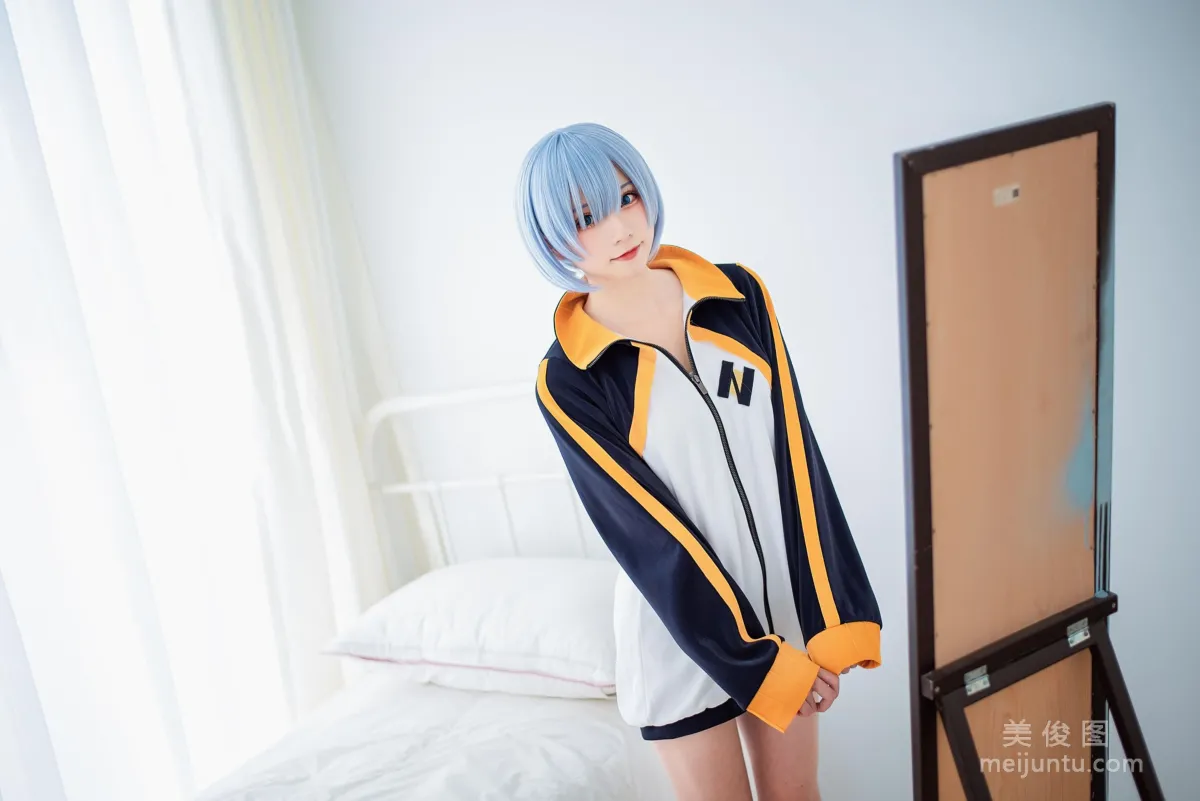 [Cosplay] Kitaro_绮太郎 - 蕾姆运动服1