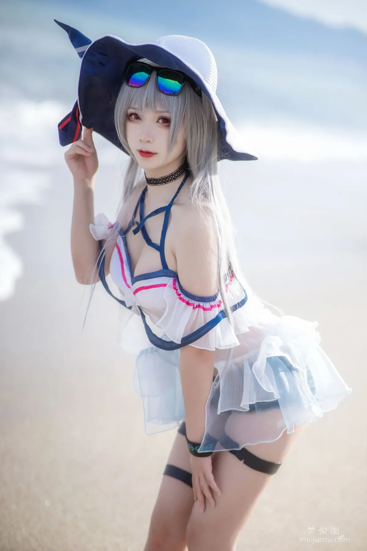 [Cosplay] Yingluojiang w - Skadi Swimsuit photo 17