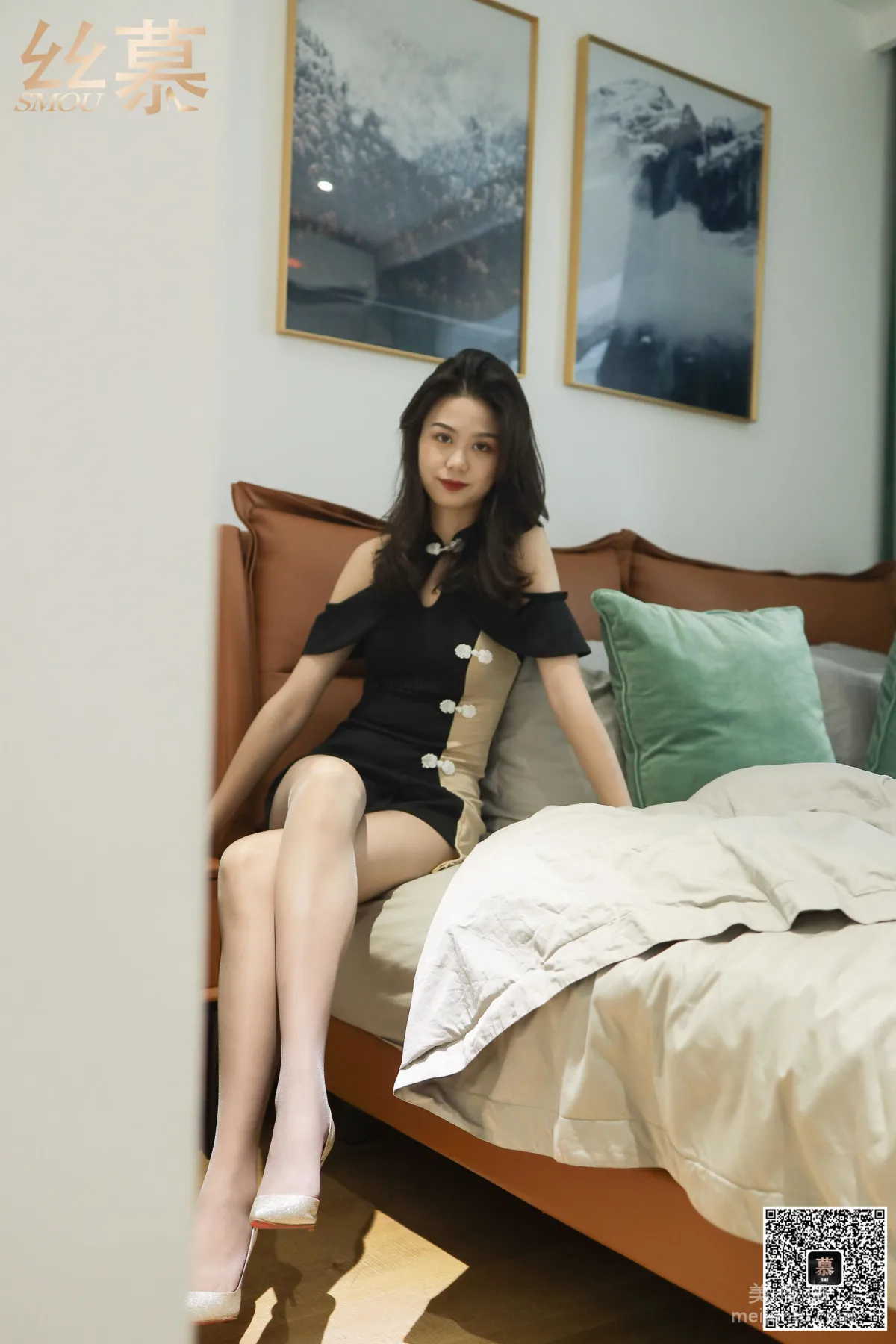 [SiMu] Close-Up Set TX058 Zhi Zhi "Gloss Detail Control" Stockings Beautiful Legs Photo Set photo 11