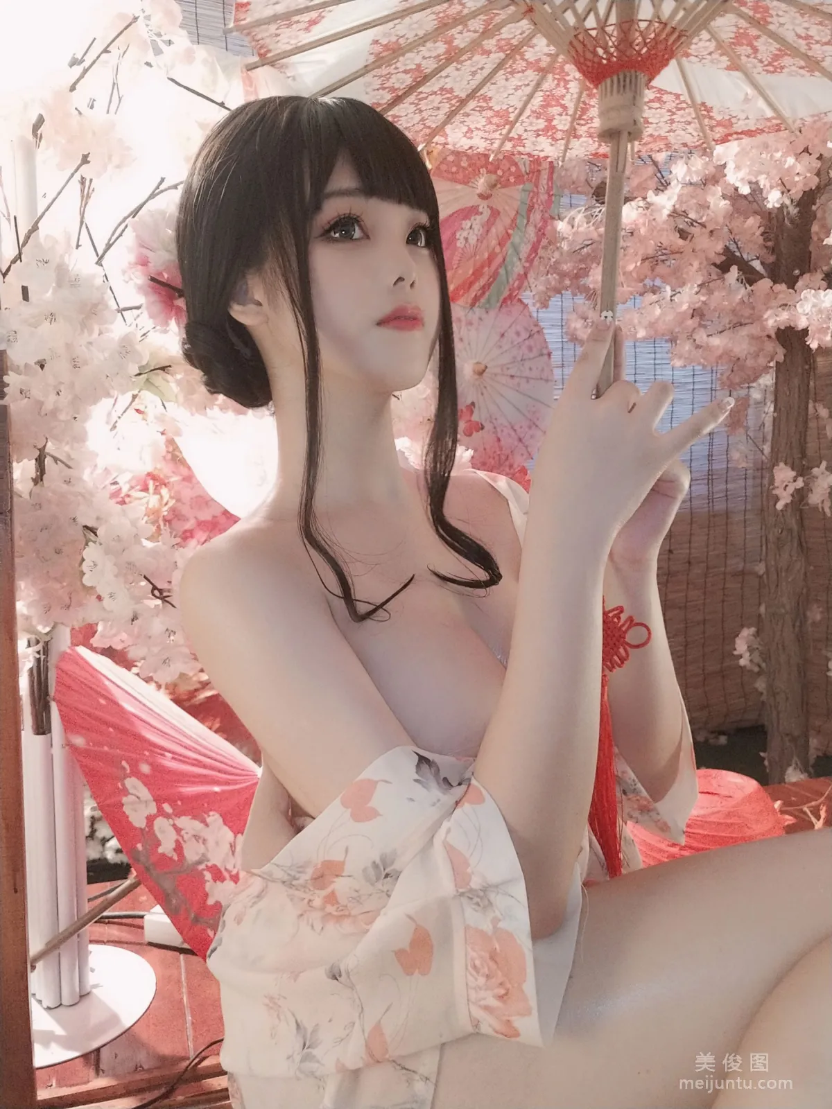 [Cosplay] Cute Girl Mizhi Maoqiu, Bath Girl photo 25