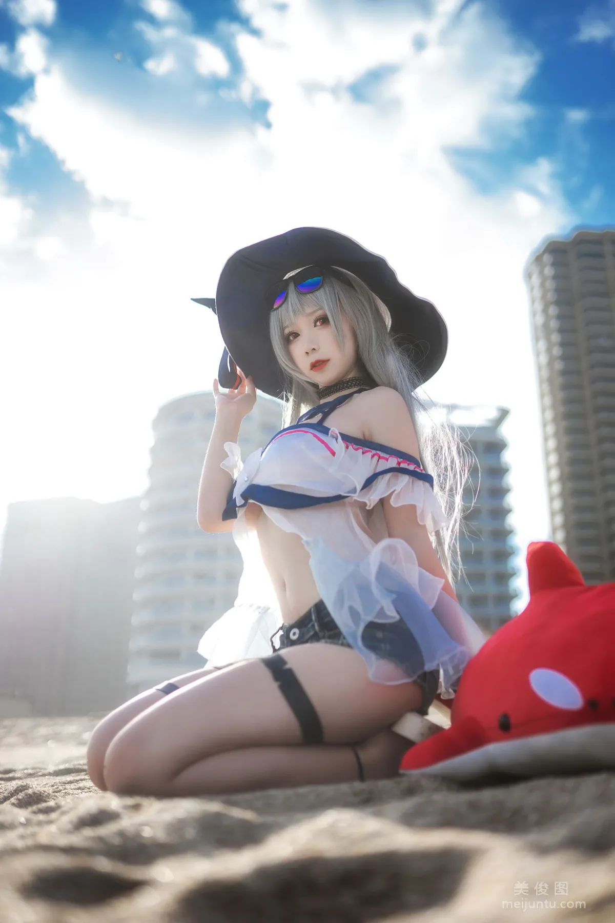 [Cosplay] Yingluojiang w - Skadi Swimsuit photo 20