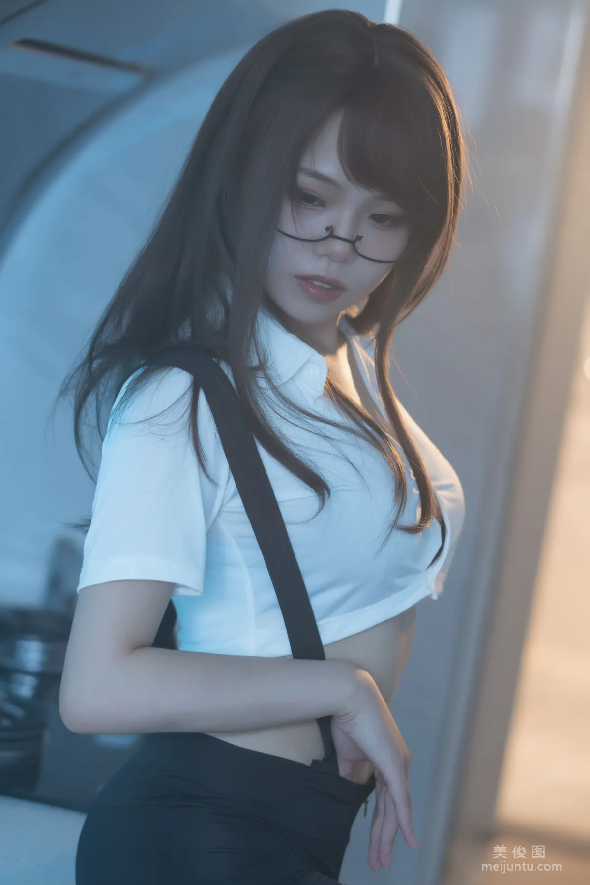 [Cosplay] Qiyue Miaozi, Glasses Girl No.1 Photo Set photo 9