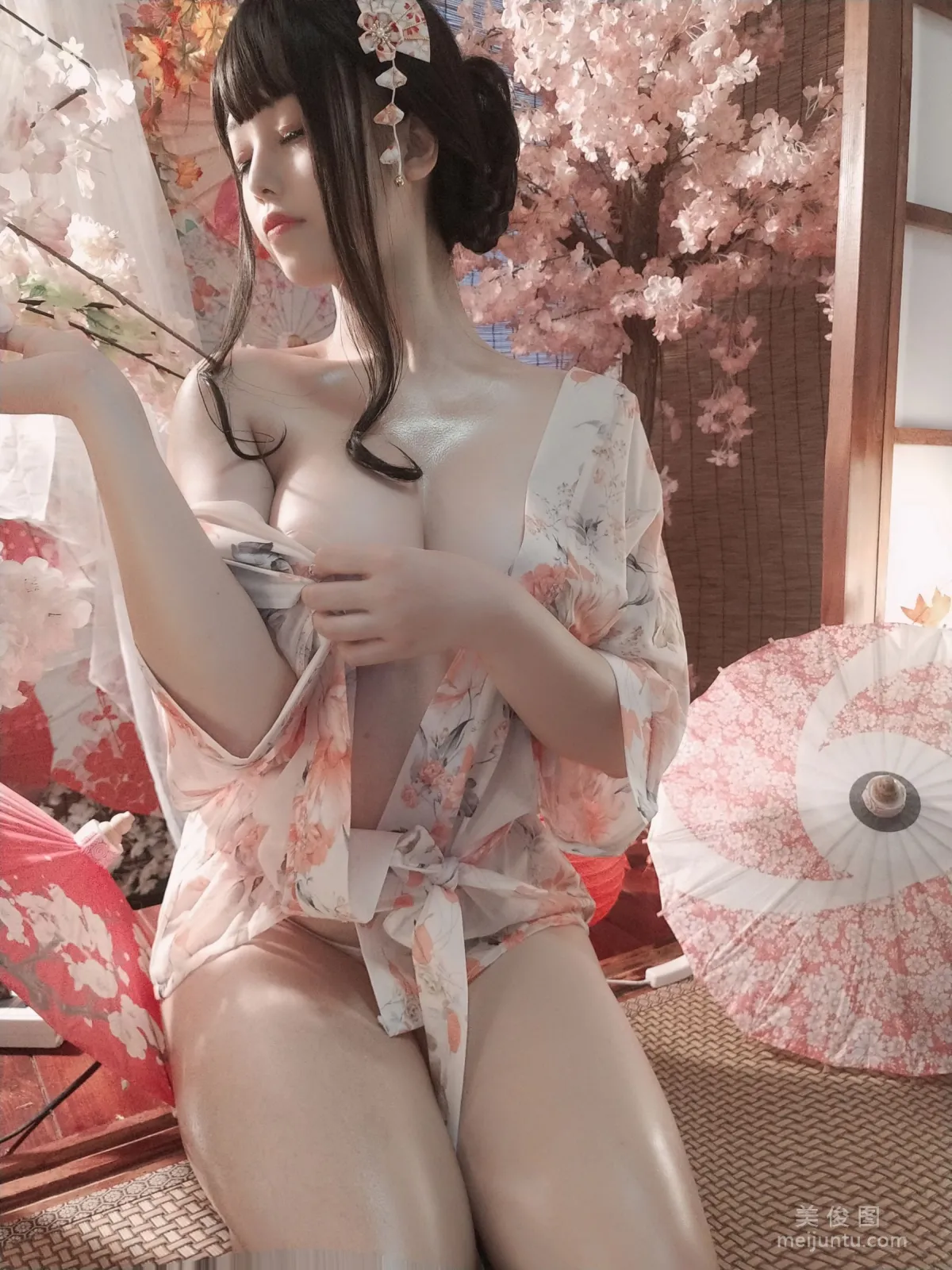 [Cosplay] Cute Girl Mizhi Maoqiu, Bath Girl photo 21