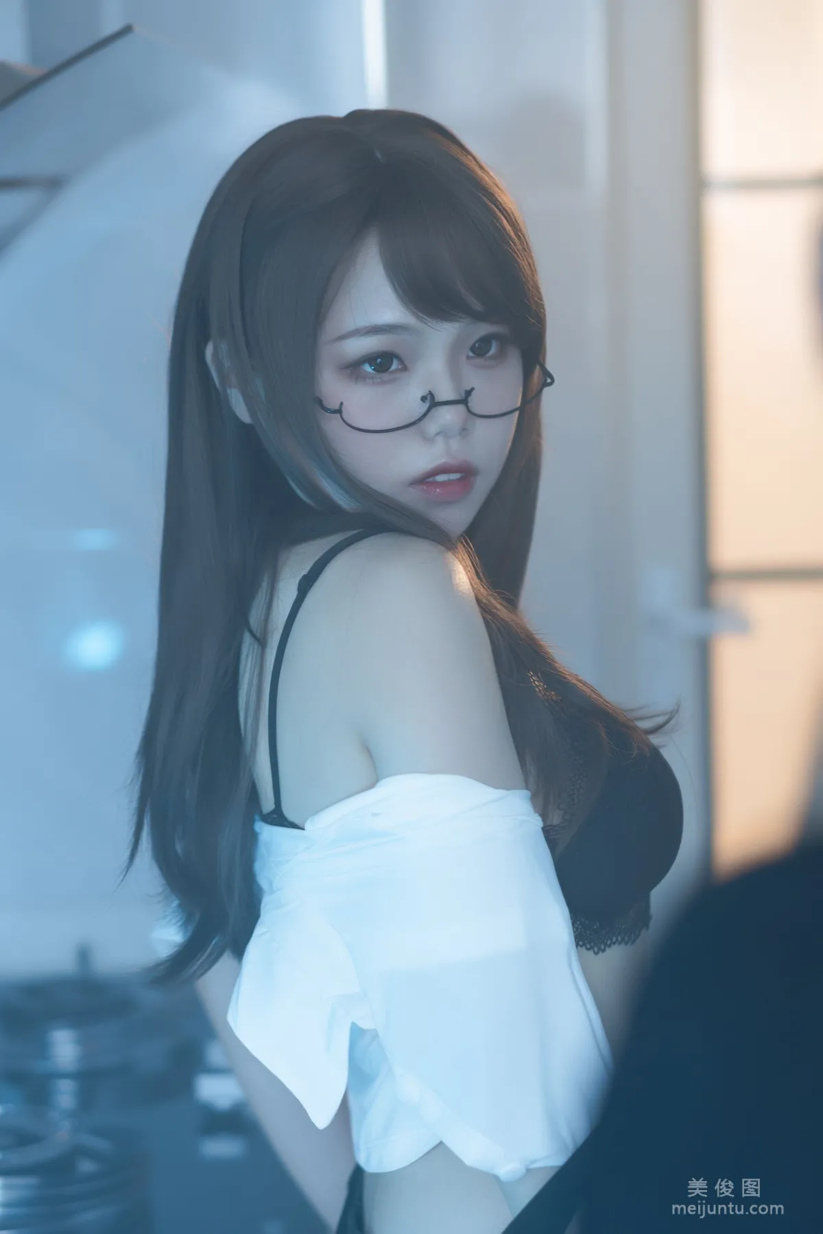 [Cosplay] Qiyue Miaozi, Glasses Girl No.1 Photo Set photo 12