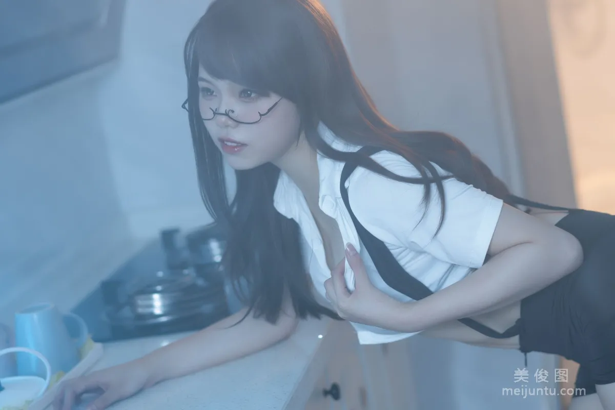 [Cosplay] Qiyue Miaozi, Glasses Girl No.1 Photo Set photo 2