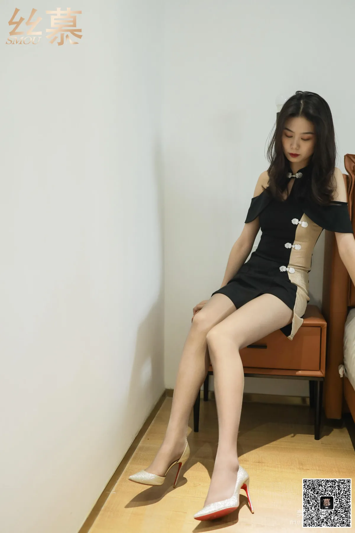 [SiMu] Close-Up Set TX058 Zhi Zhi "Gloss Detail Control" Stockings Beautiful Legs Photo Set photo 17