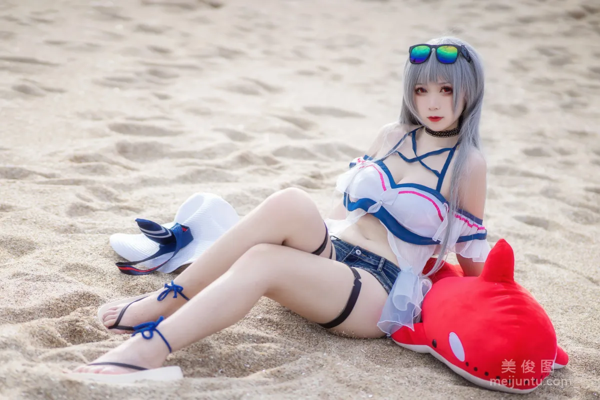 [Cosplay] Yingluojiang w - Skadi Swimsuit photo 14