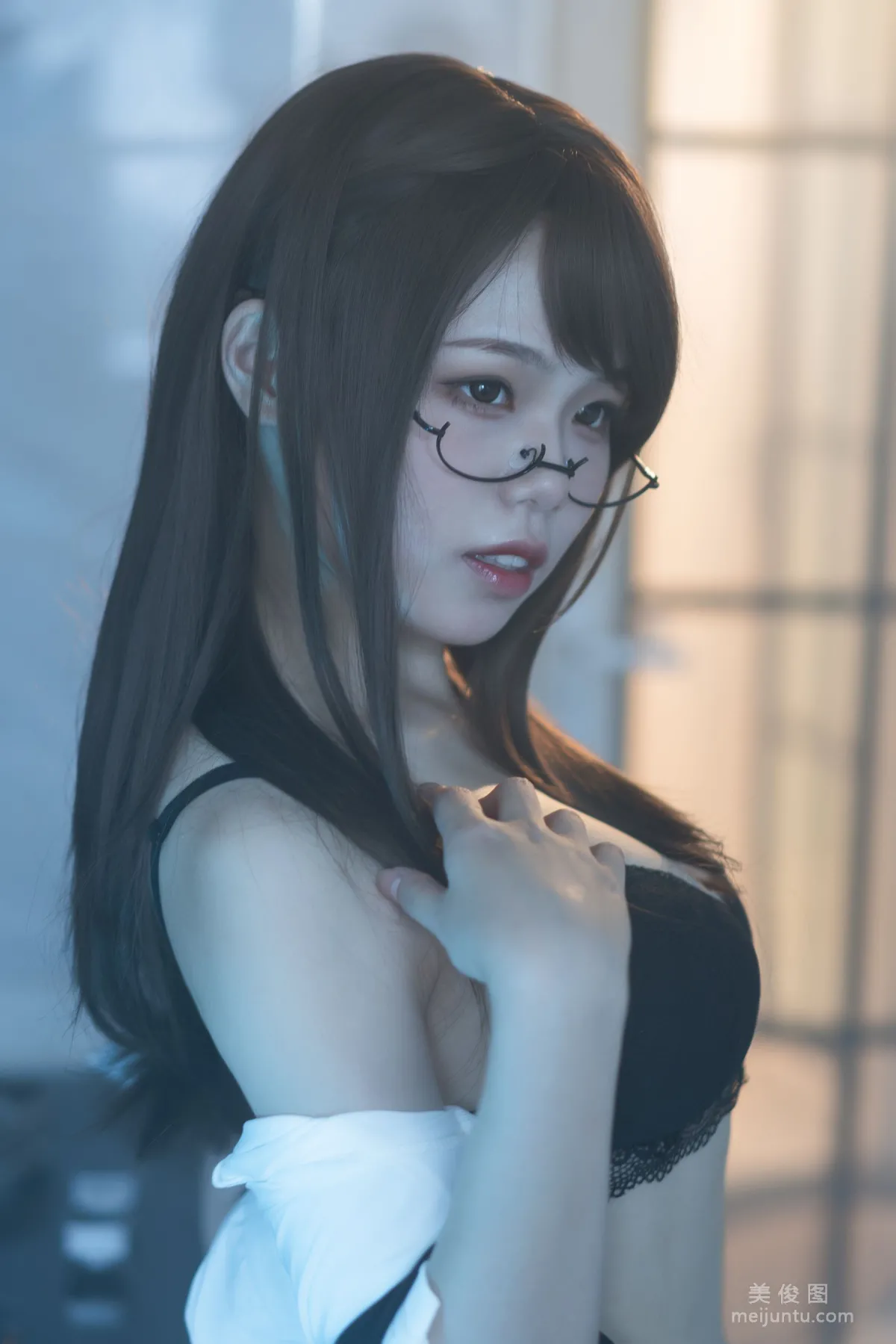[Cosplay] Qiyue Miaozi, Glasses Girl No.1 Photo Set photo 13
