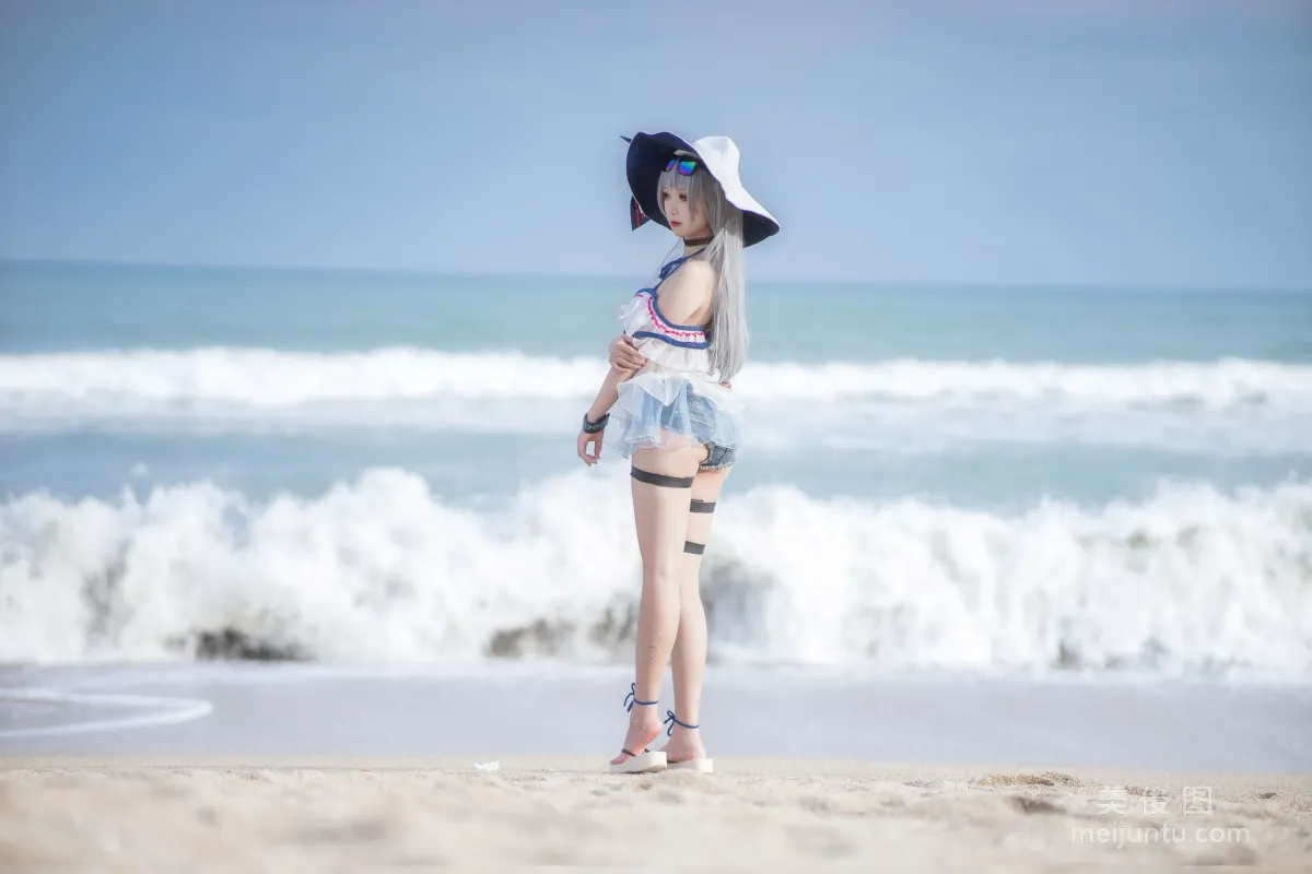 [Cosplay] Yingluojiang w - Skadi Swimsuit photo 16