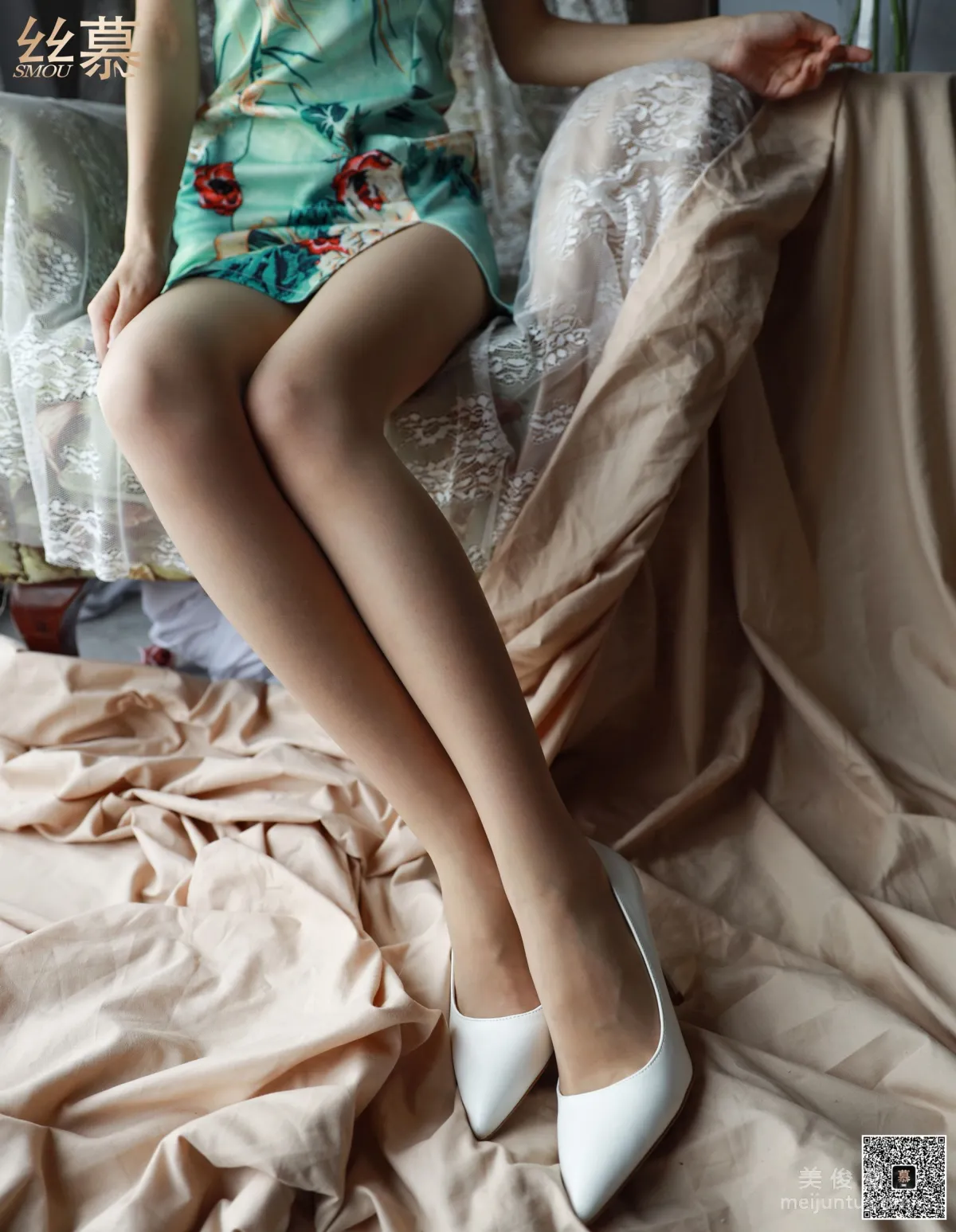 [SiMu] Close-Up Collection TX057 Two People, Two-Person Stockings Game, Stockings Beautiful Legs Photo Set photo 41