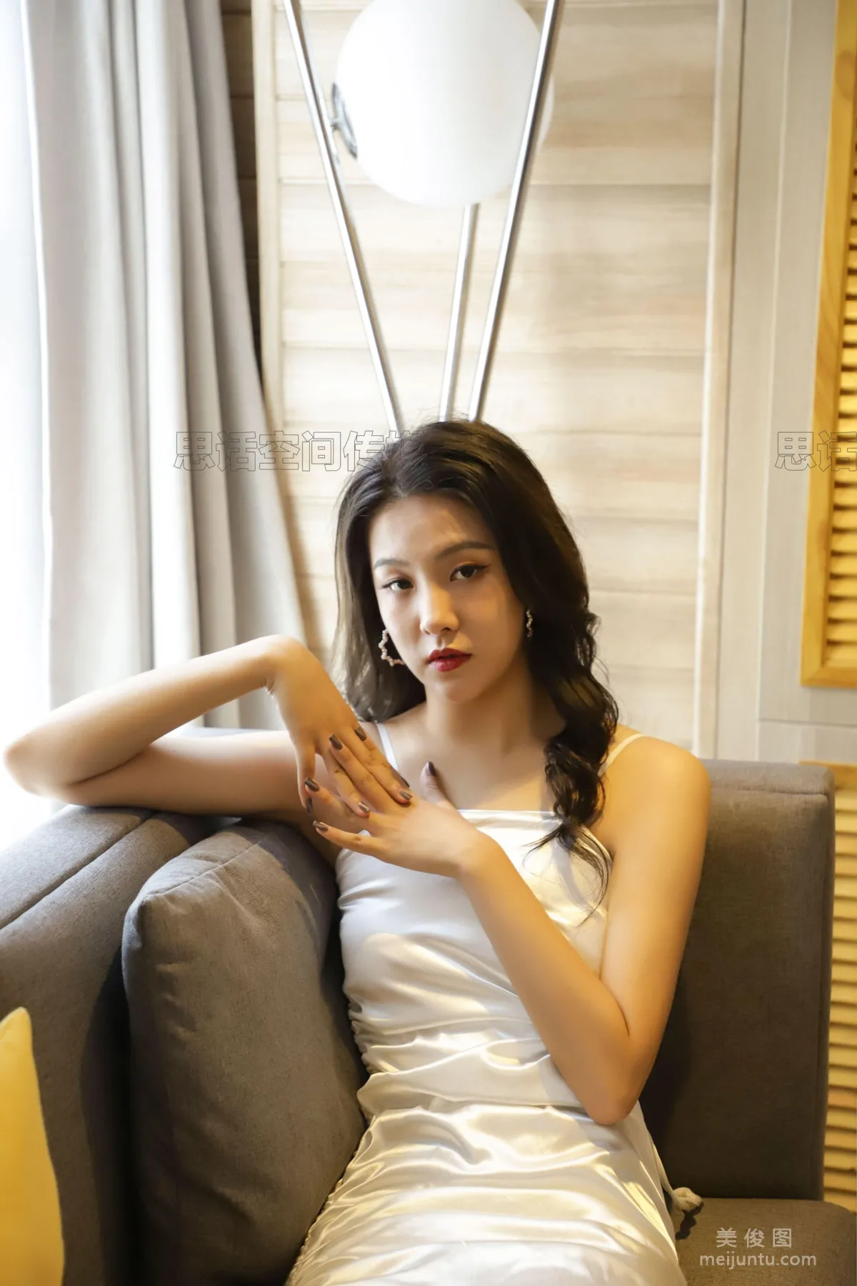 [SiHua] SJ002 Nie Xiaoqian - The Lazy Goddess on the Sofa photo 48
