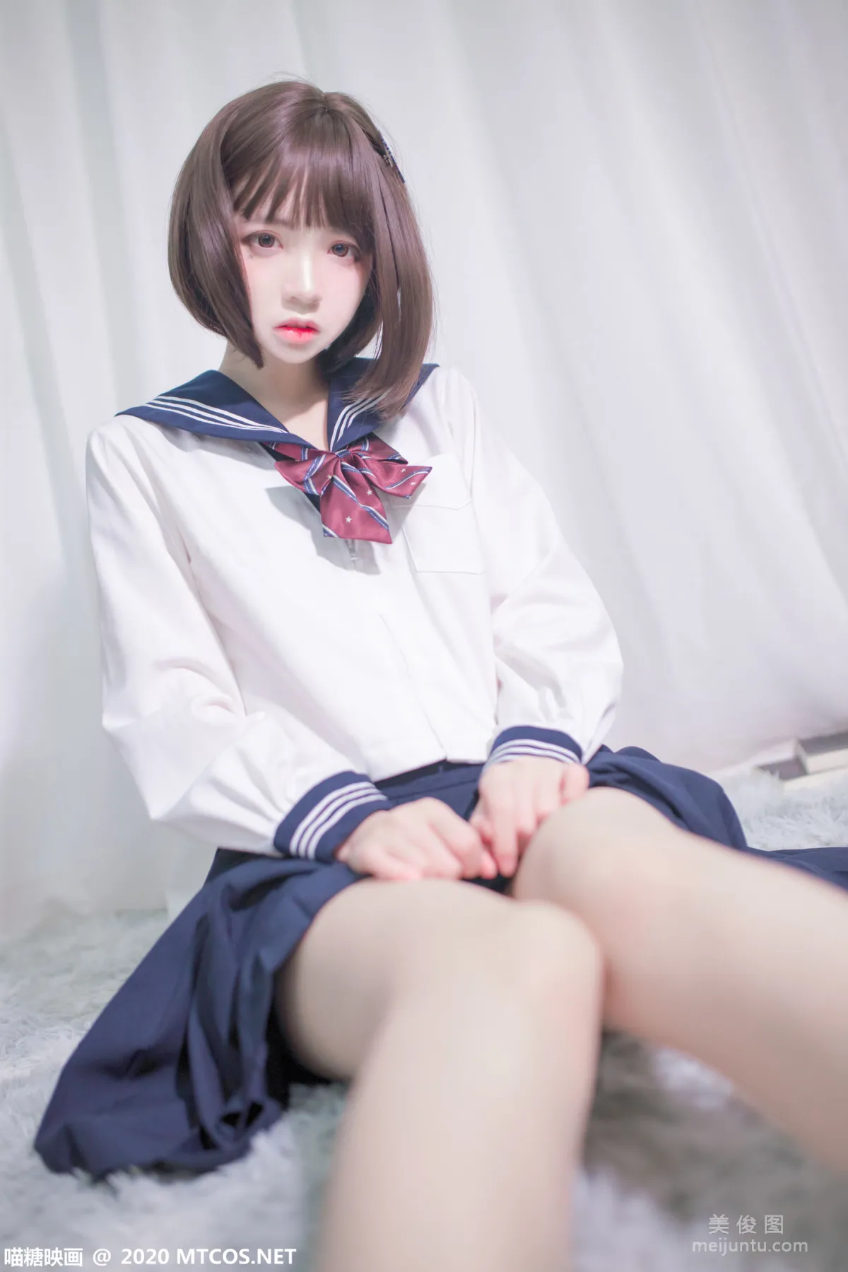 [喵糖映畫] VOL.349 居家JK制服 寫真套圖 8