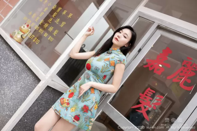 [秀人XIUREN] No.2963 安然Maleah - 新年發型屋主題