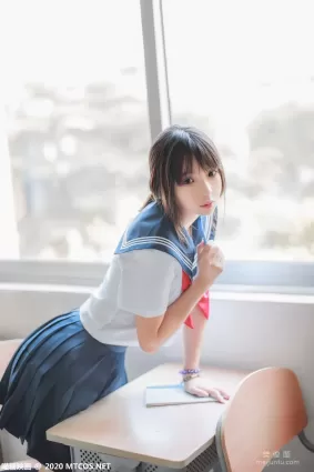 [喵糖映畫] VOL.340 同桌的水手服 寫真套圖