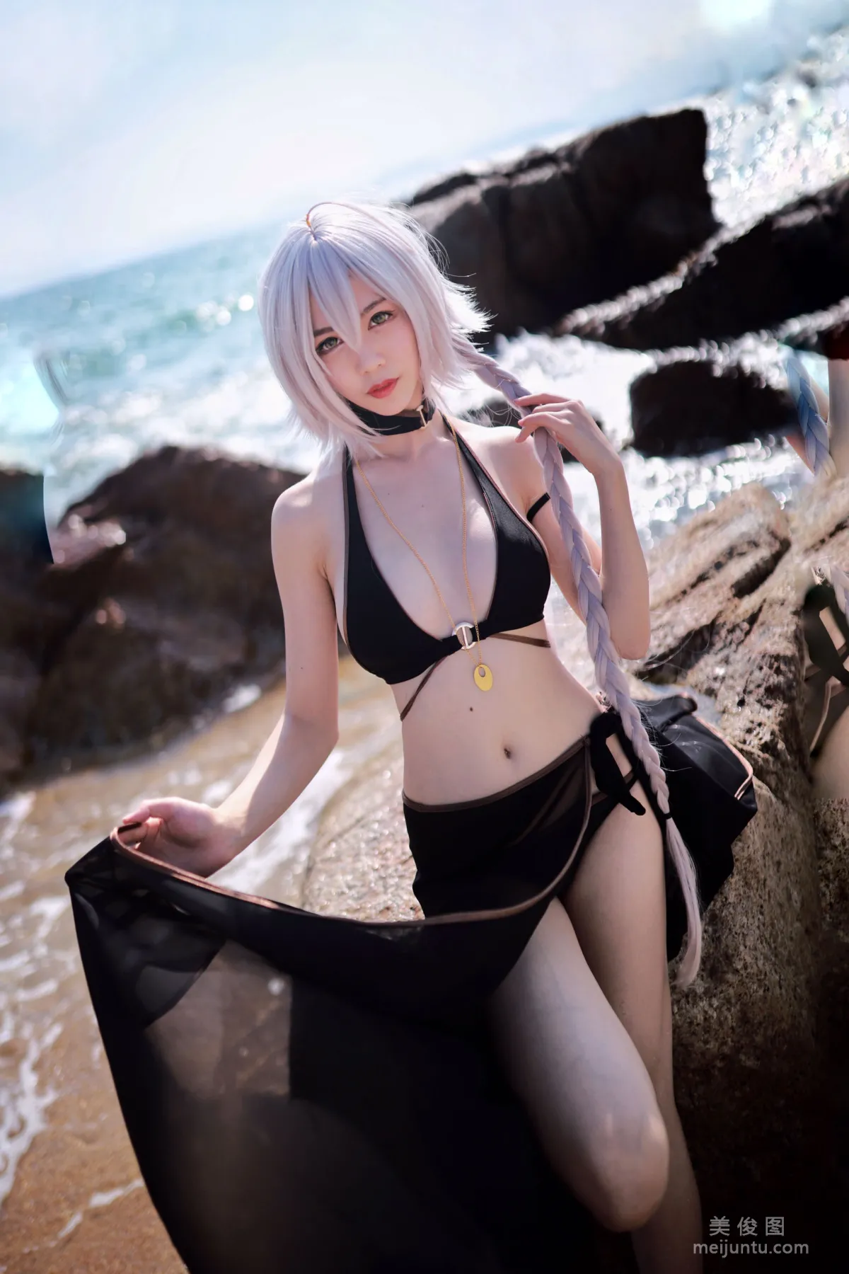 [Cosplay Collection] Douniang Lishi - Black Jeanne Swimsuit photo 22