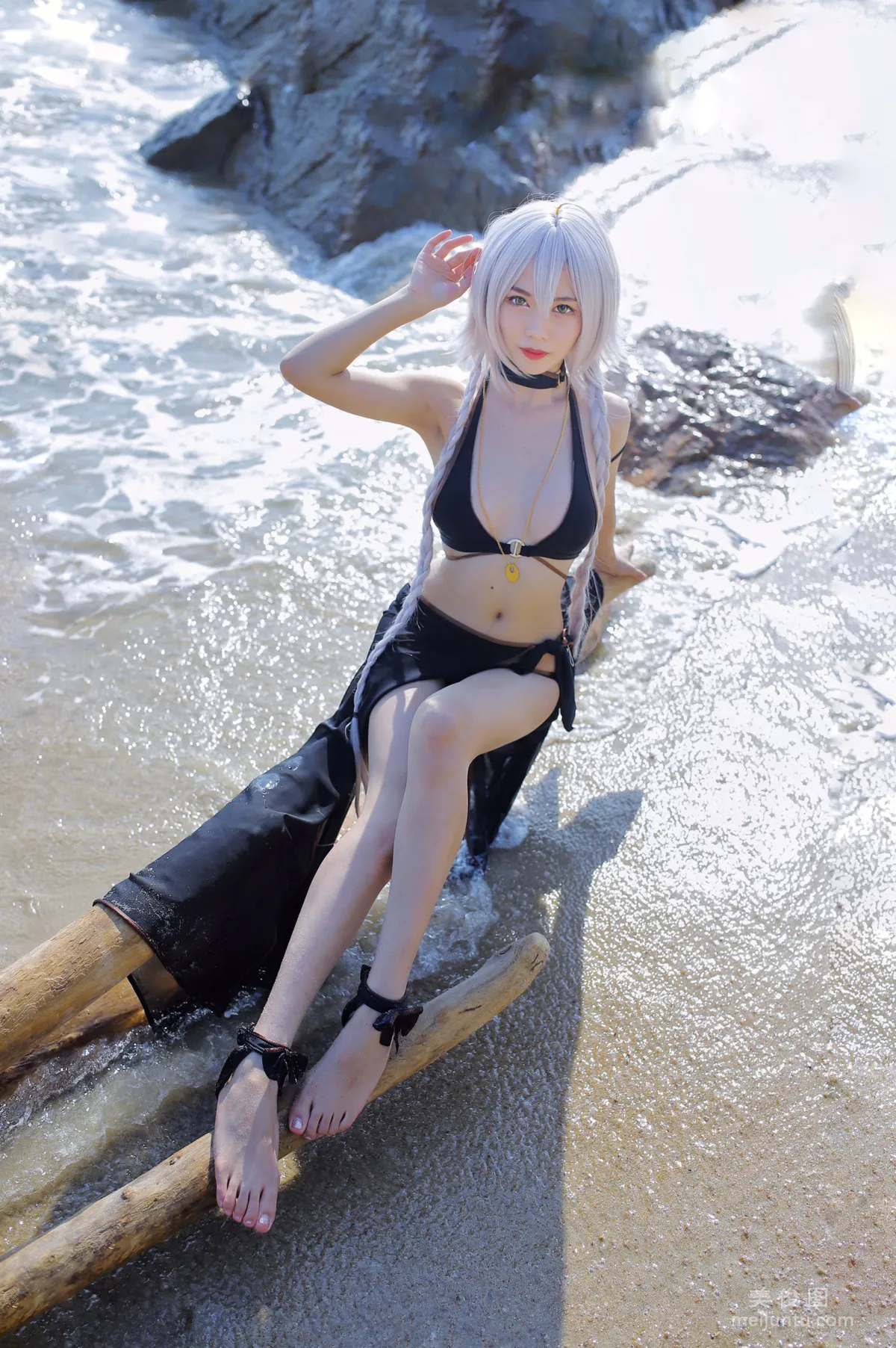 [Cosplay Collection] Douniang Lishi - Black Jeanne Swimsuit photo 12