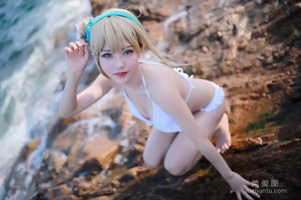 [COS Photo Set] Douniang Lishi - Seaside Suomi photo 24