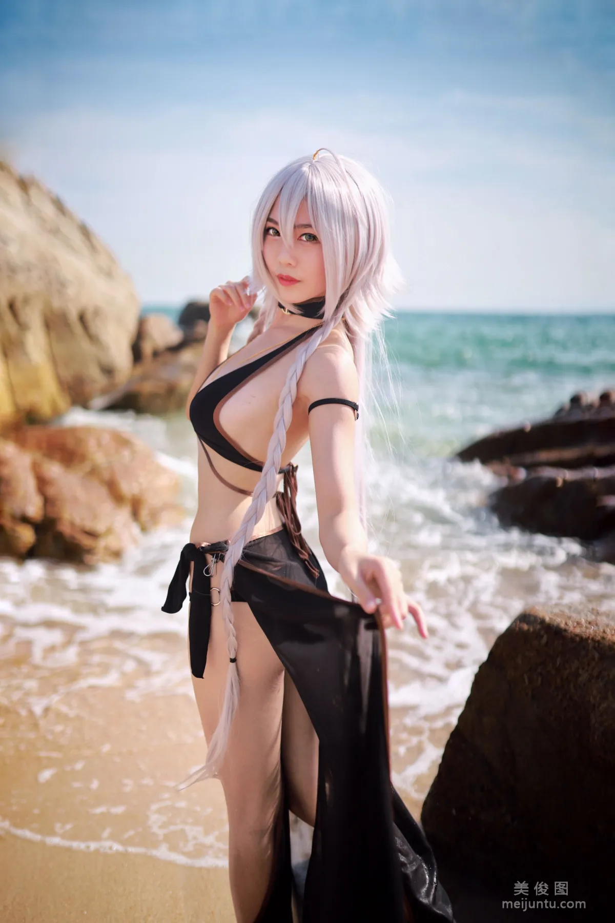 [Cosplay Collection] Douniang Lishi - Black Jeanne Swimsuit photo 26