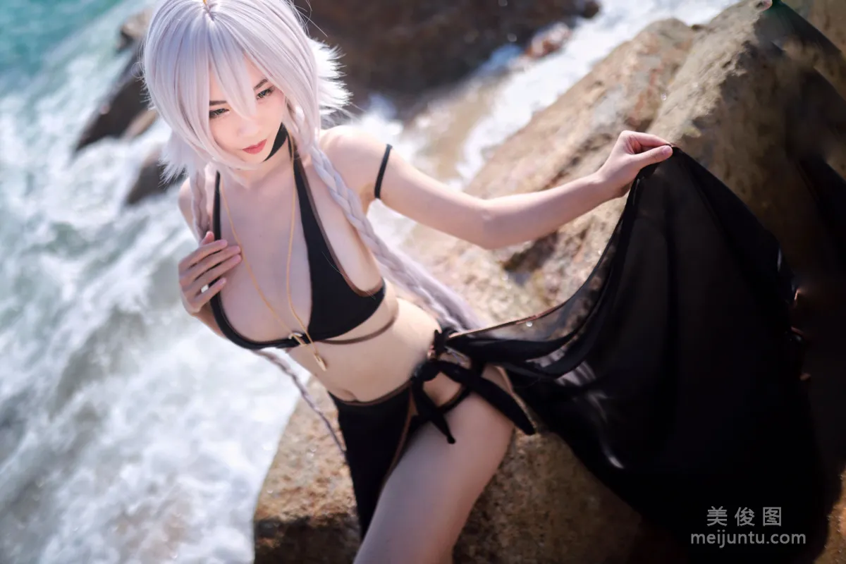 [Cosplay Collection] Douniang Lishi - Black Jeanne Swimsuit photo 34