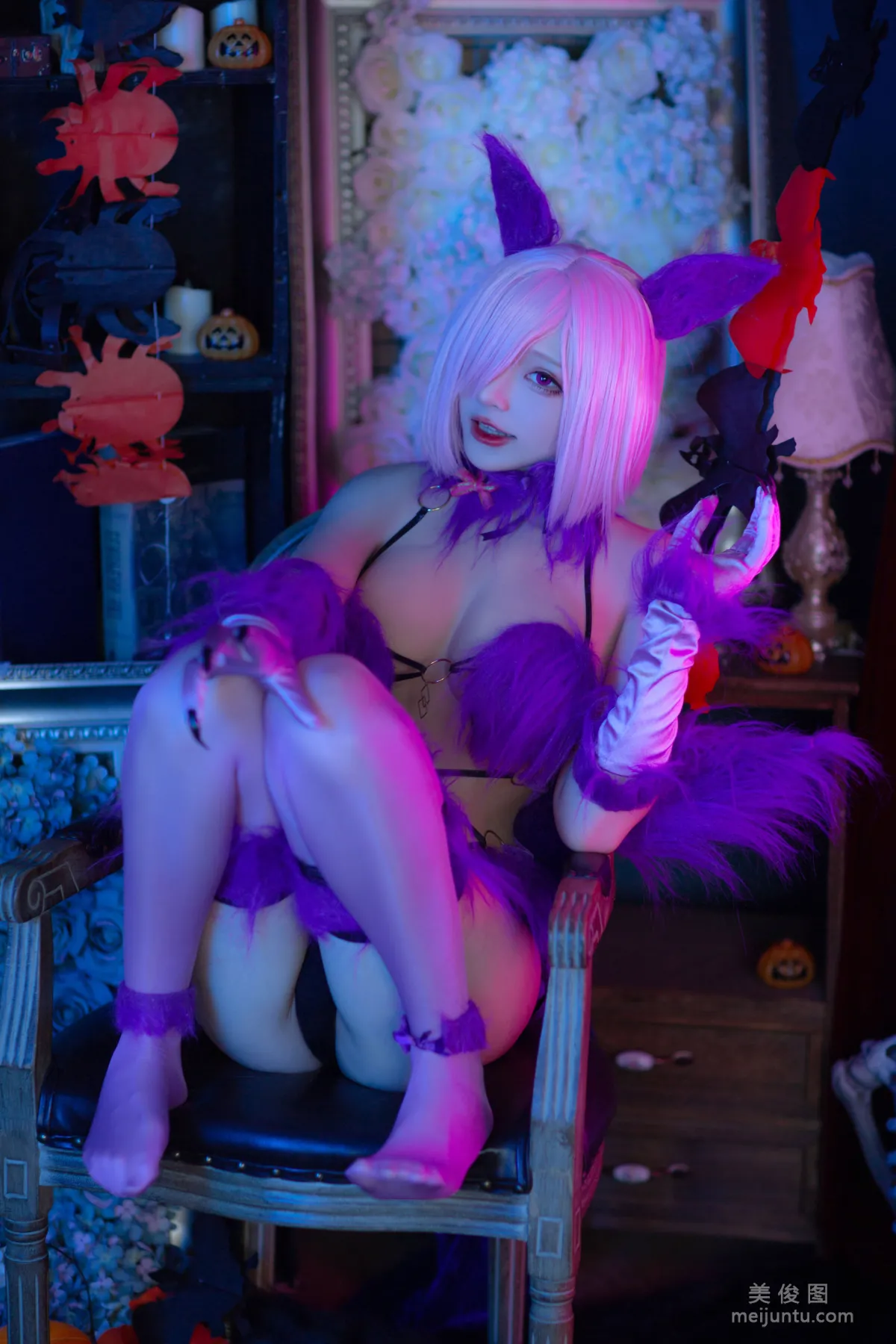 [COS Fan Service] Qisikuai wii - Halloween Mash photo 4