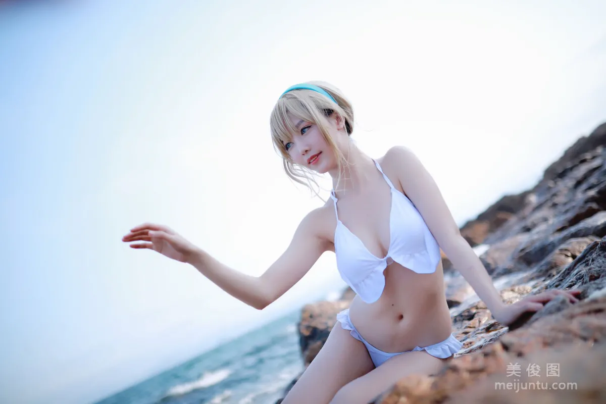 [COS Photo Set] Douniang Lishi - Seaside Suomi photo 21