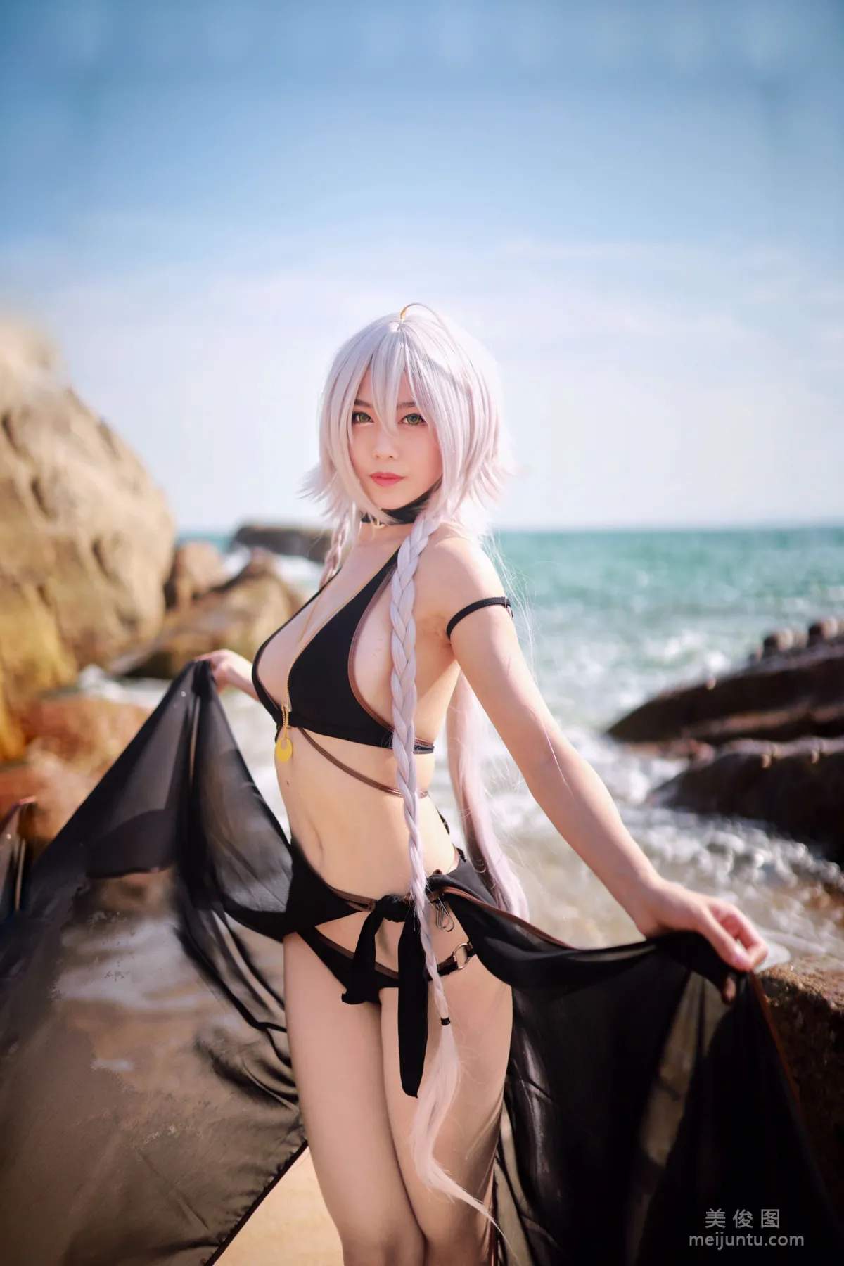 [Cosplay Collection] Douniang Lishi - Black Jeanne Swimsuit photo 25